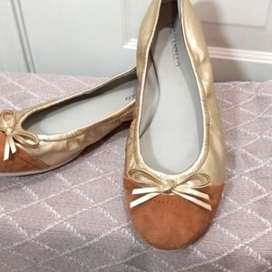 Tignanello Ballet Slip Ons Sz 9 Leather upper